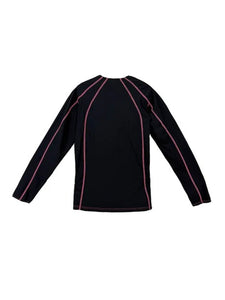 GMBH - LONGSLEEVE RASHGUARD WITH DOUBLE ZIPS - SS23 - BLACK